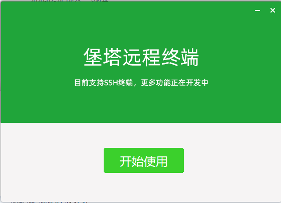 堡塔远程终端安装截图2