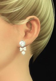 模拟人生4水晶珍珠耳环MOD 第1张图片