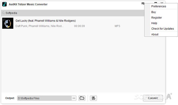 AudKit Tidizer Music Converter免費版