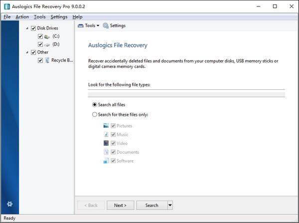 Auslogics File Recovery Pro截圖