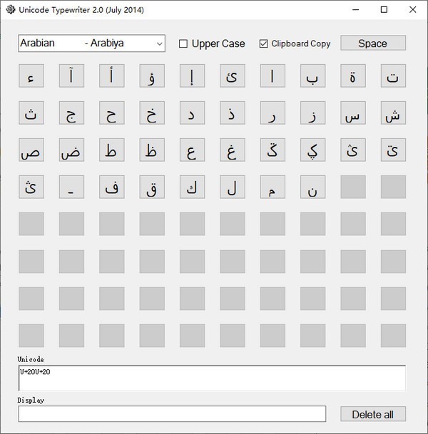 Unicode Typewriter下載