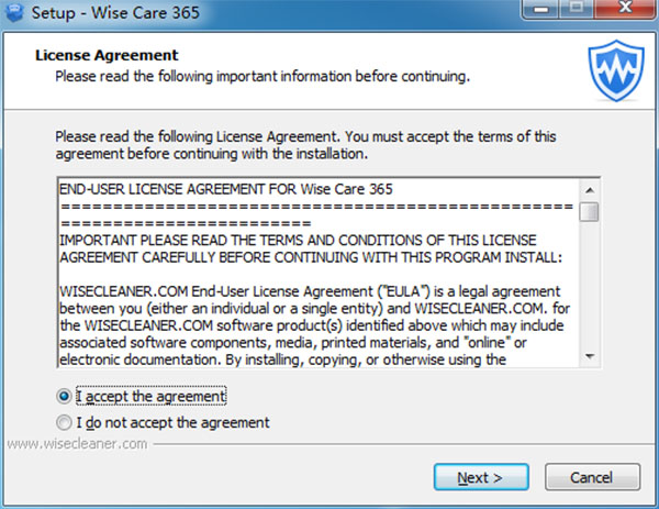 WiseCare365永久激活版安装步骤1