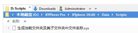 XYplorer免注册版脚本命令1
