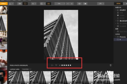 Luminar Neo怎么對圖片進行評級4