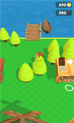 島嶼伐木工無限金幣木頭游戲攻略2
