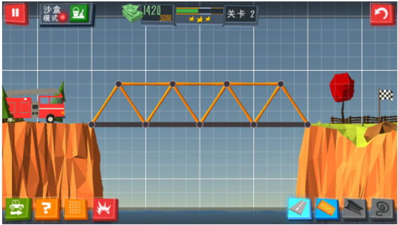 橋梁建造模擬通關攻略2