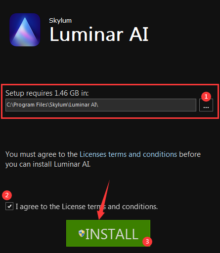 Luminar AI5破解版安裝方法3