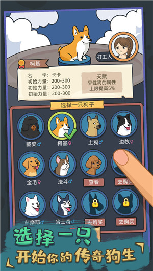 狗生模拟器安卓最新版游戏特色