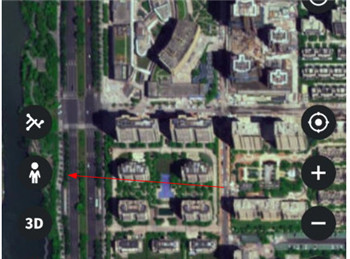 新知衛星地圖2022版怎么在街景全景中移動1