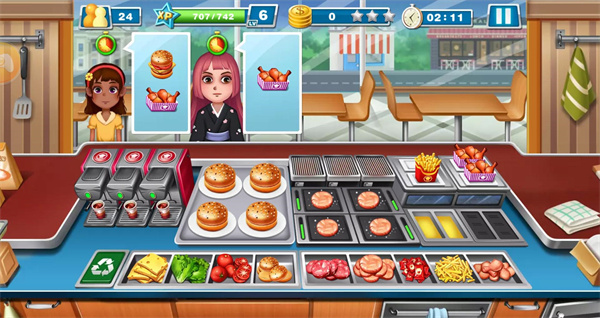 美食烹飪家解鎖12個餐廳版游戲攻略1