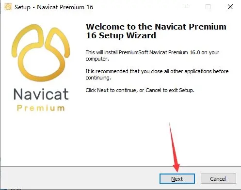 Navicat Premium 16安装方法1