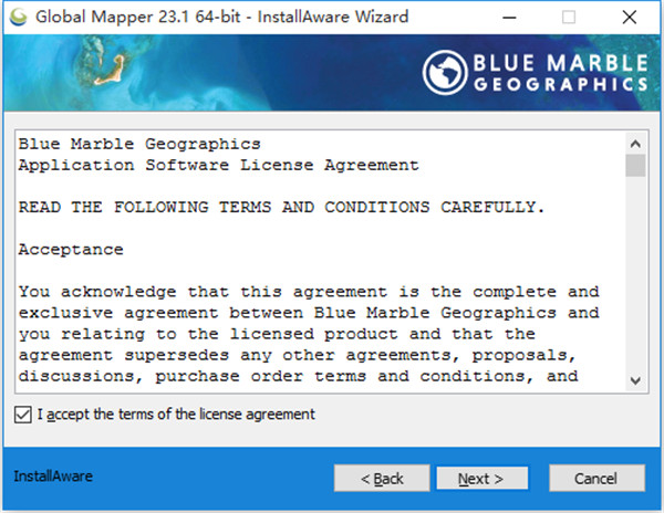 Global Mapper23全中文破解版安装步骤2