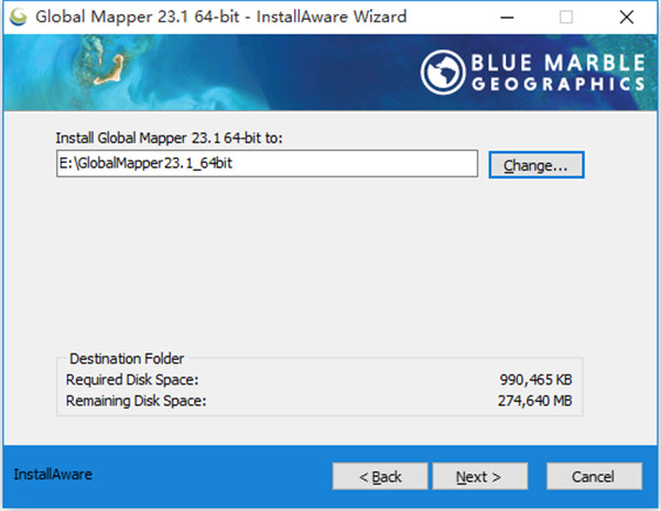 Global Mapper23全中文破解版安装步骤3