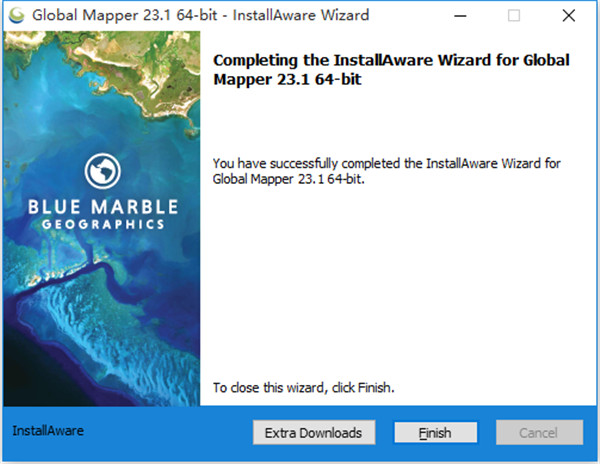 Global Mapper23全中文破解版安装步骤4