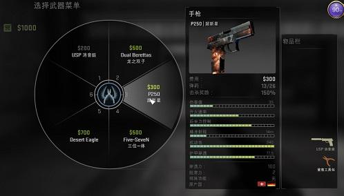CSGO手游正版手槍傷害測試數據3