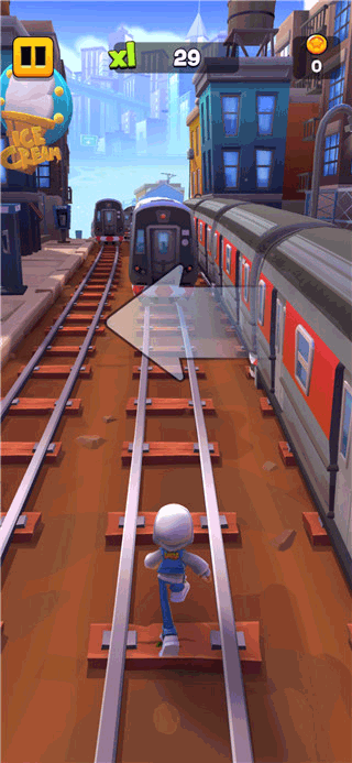 地鐵跑酷滑板英雄游戲攻略2