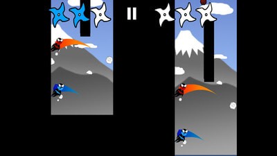 跳跃忍者双人游戏手机版 第5张图片