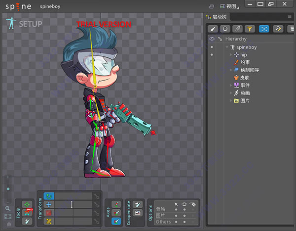 Spine2D骨骼动画制作软件中文版软件介绍