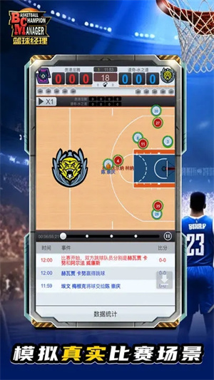篮球经理中文版游戏特色