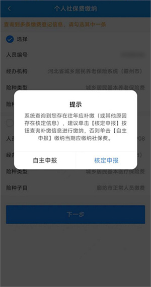 河北税务app城乡居民社保缴费流程5