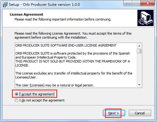 ORB Producer Suite安装教程2