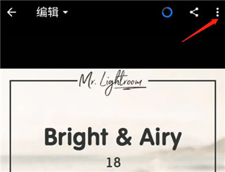 Lightroom官方正版app格式預設保存教程截圖5