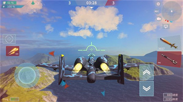 现代空战3D破解版全战机解锁干扰弹解析截图3
