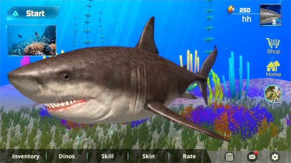 巨齿鲨模拟器无限金币版 第2张图片