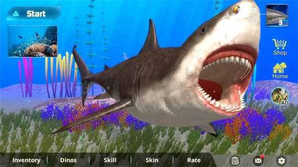 巨齿鲨模拟器无限金币版 第1张图片