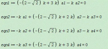 Maple计算器高级版解方程组3