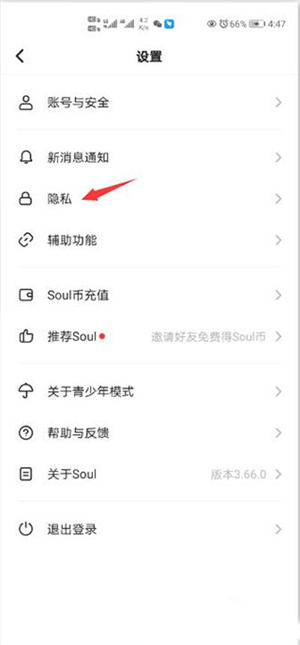 Soul聊天交友app設置隱身教程1