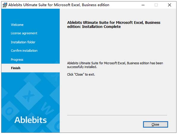 Ablebits Ultimate Suite for Excel 2024中文版安裝步驟3