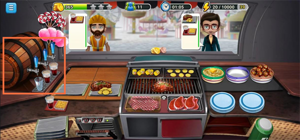 模擬餐廳華為版燒烤美食街菜品制作攻略截圖4