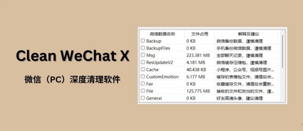 Clean WeChat X官方下載 第1張圖片