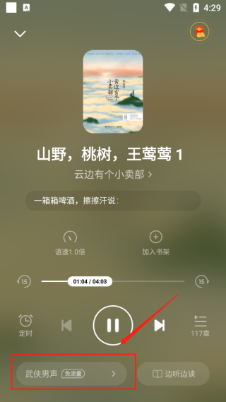 七猫小说app怎么设置听书模式4