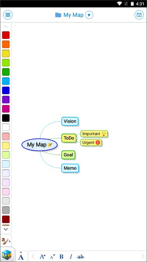 MindMapper思维导图软件使用教程3