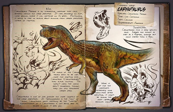 方舟生存进化无限琥珀版恐龙图鉴7