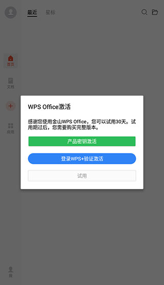 WPS Office Pro黑金激活码1