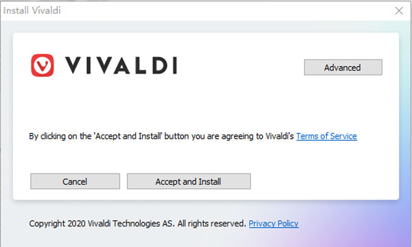 Vivaldi电脑版安装教程截图1