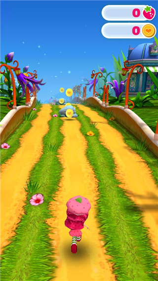 草莓公主甜心跑酷破解版無限金幣全角色版游戲攻略1