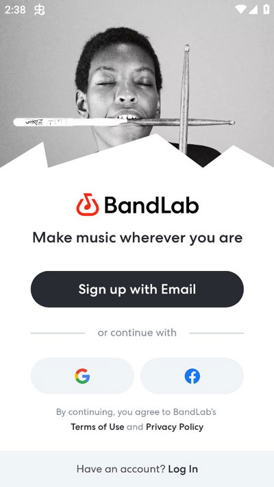 BandLab安卓版怎么注册