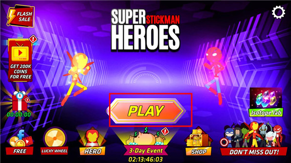 超級火柴人英雄戰斗怎么玩截圖1
