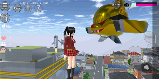 Sakura School Simulator英文版无广告情绪怎么增加截图2