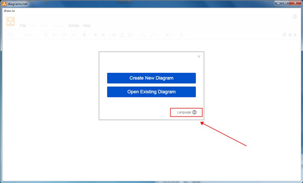 Drawio绘图工具怎么更改语言？1