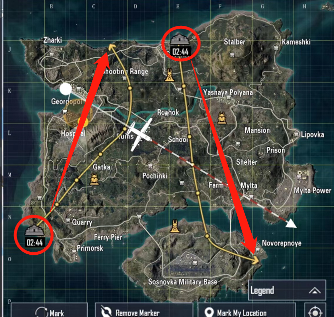 PUBG輕量版皇帝廟拼圖教程1