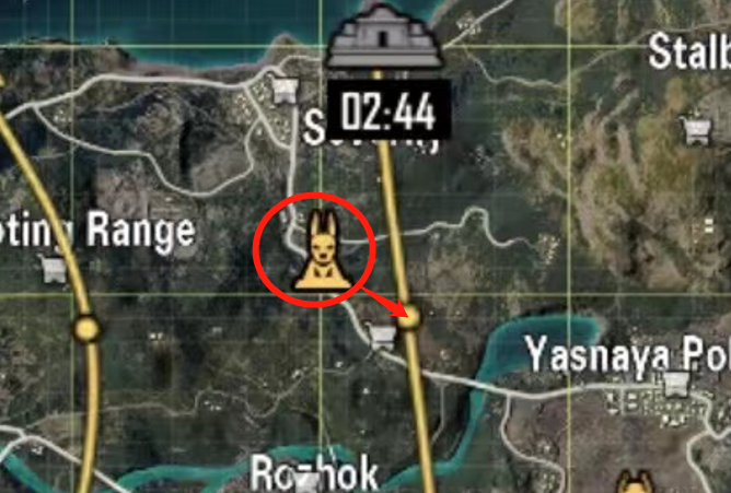 PUBG輕量版皇帝廟拼圖教程2