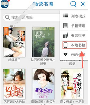 暢讀書城怎么導(dǎo)入本地小說截圖1