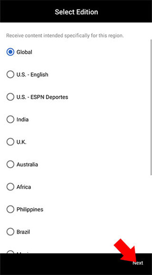 ESPN app使用教程2