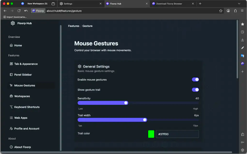 使用和自定义鼠标手势2