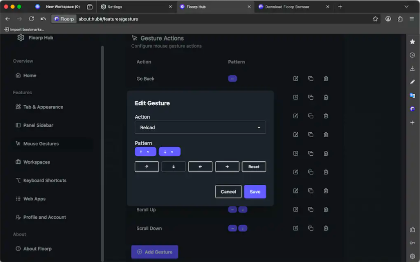 使用和自定义鼠标手势3